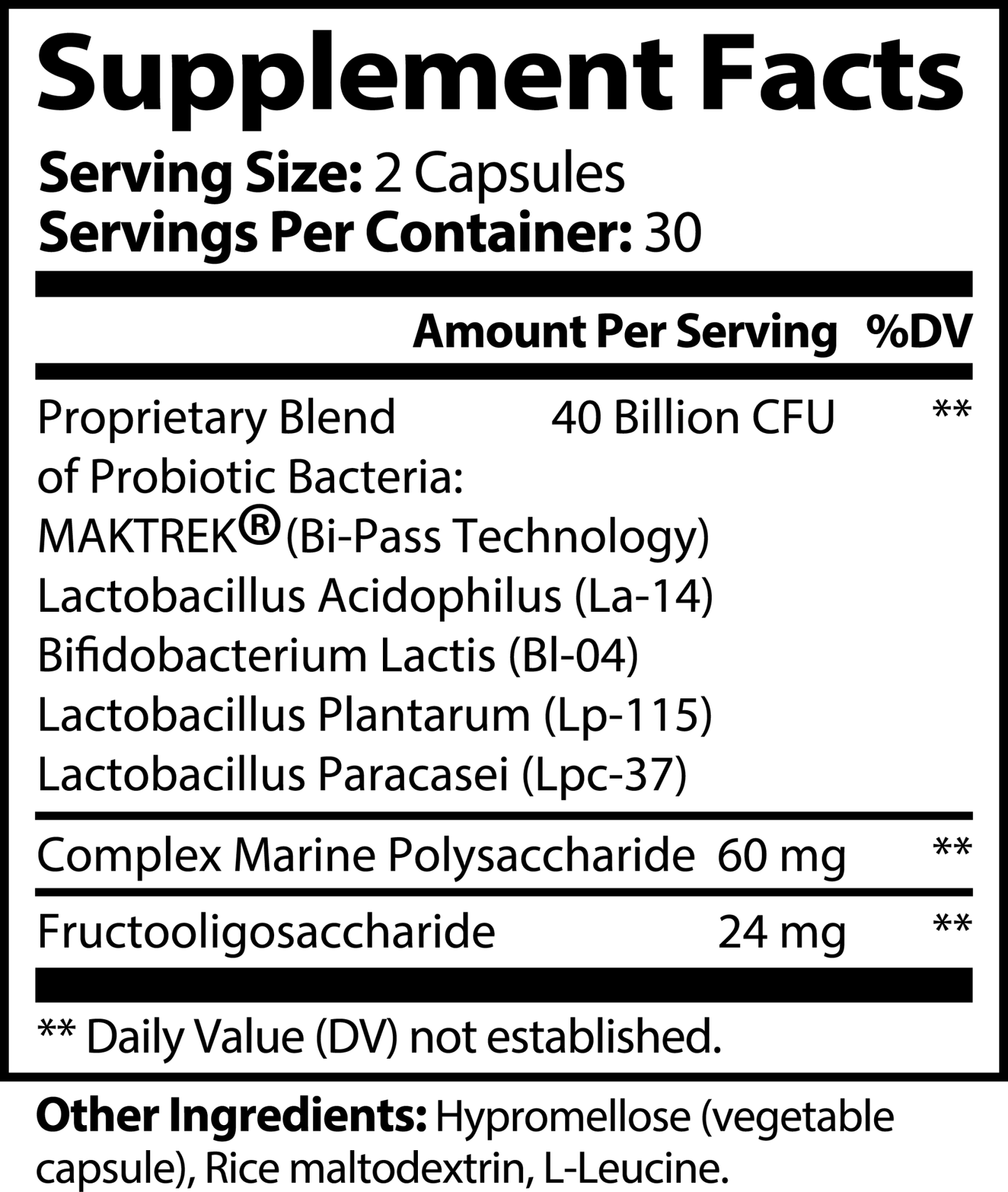 Ventrim Probiotic 40 Billion CFU + Prebiotics - Kodiak Gold Supplements