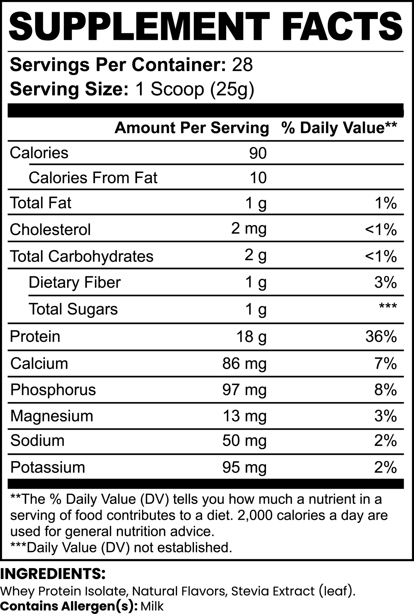 NKD 100% Whey Protein Isolate - Kodiak Gold Supplements