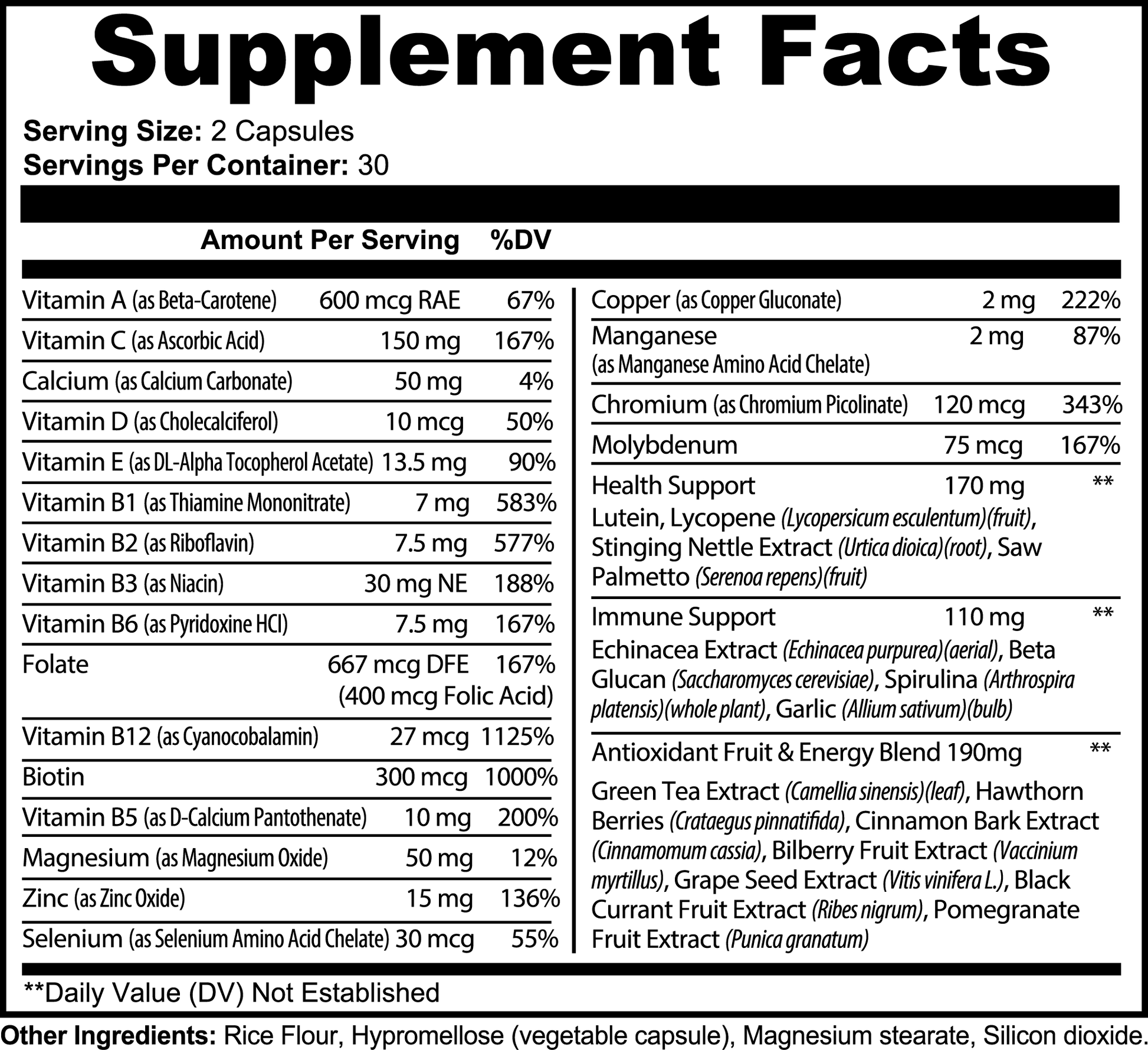 Omni Complete Multivitamin - Kodiak Gold Supplements